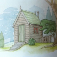 Percy's hut is more than a mere shed in Nick Butterworth's Percy the Park Keeper books. It is a wonderful home for him, and a refuge for any needy animals.